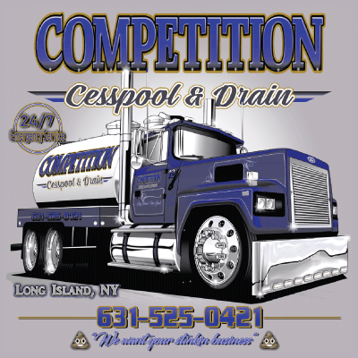 Competition Cesspool & Drain Logo